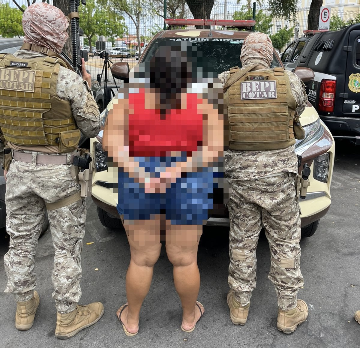 BEPI Cotar prende mulher suspeita de tráf!c0 no bairro Santa Casa