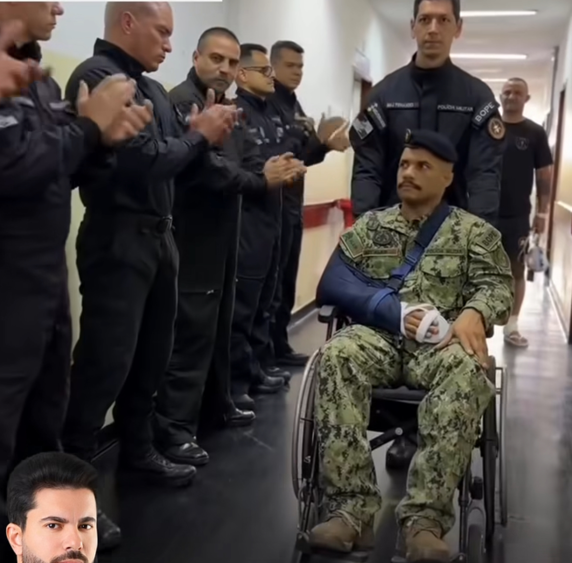 Sargento que ficou “clinicamente m0rt0” por 17 minutos recebe alta após 20 dias internado