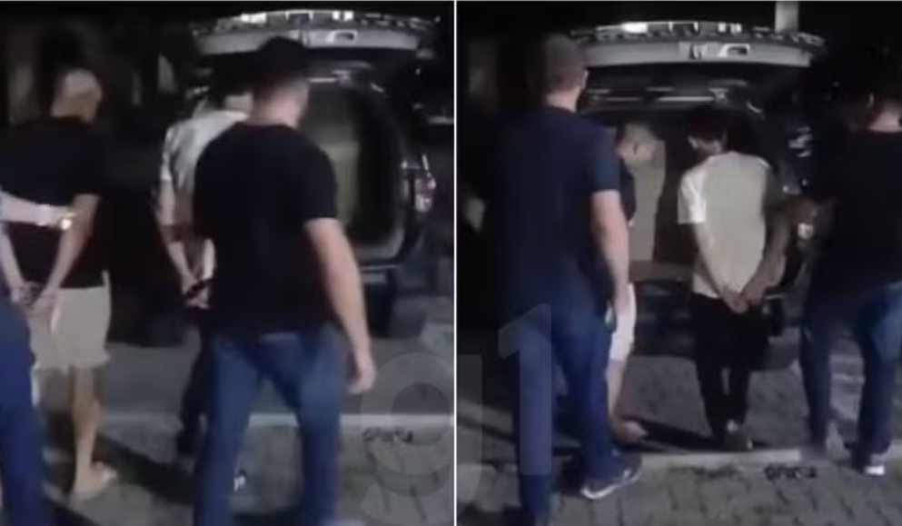 Dupla é capturada por agredir homem que pediu respeito à faixa de pedestre