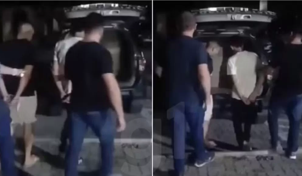 Dupla é capturada por agredir homem que pediu respeito à faixa de pedestre