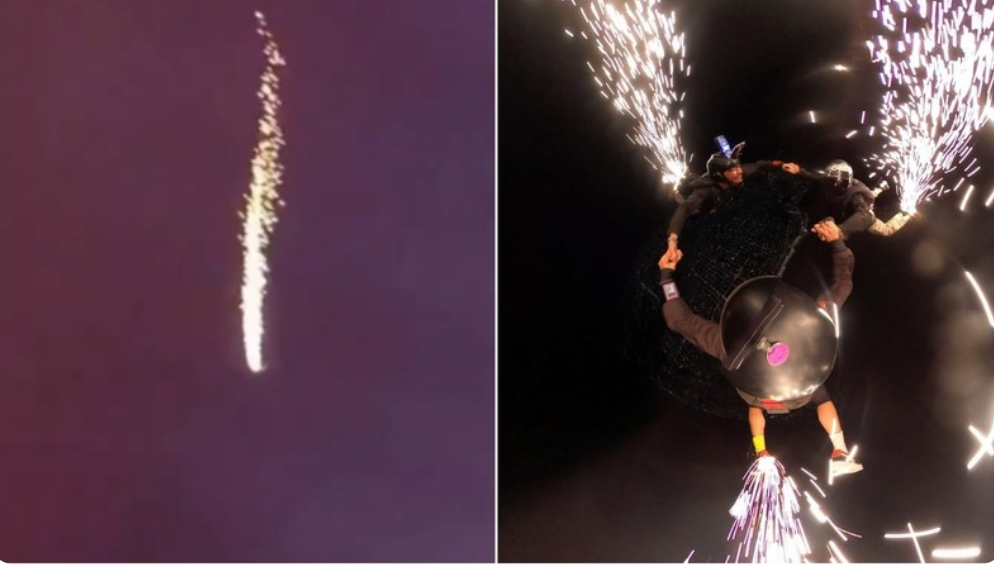 Rastro luminoso no céu de Fortaleza é confundido com meteoro e chama atenção de moradores