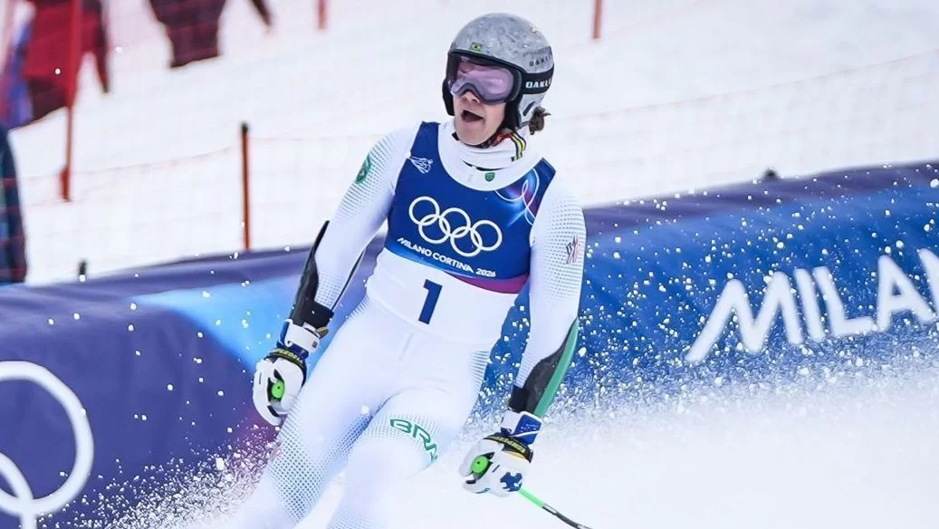Lucas Pinheiro conquista ouro inédito para o Brasil no slalom gigante