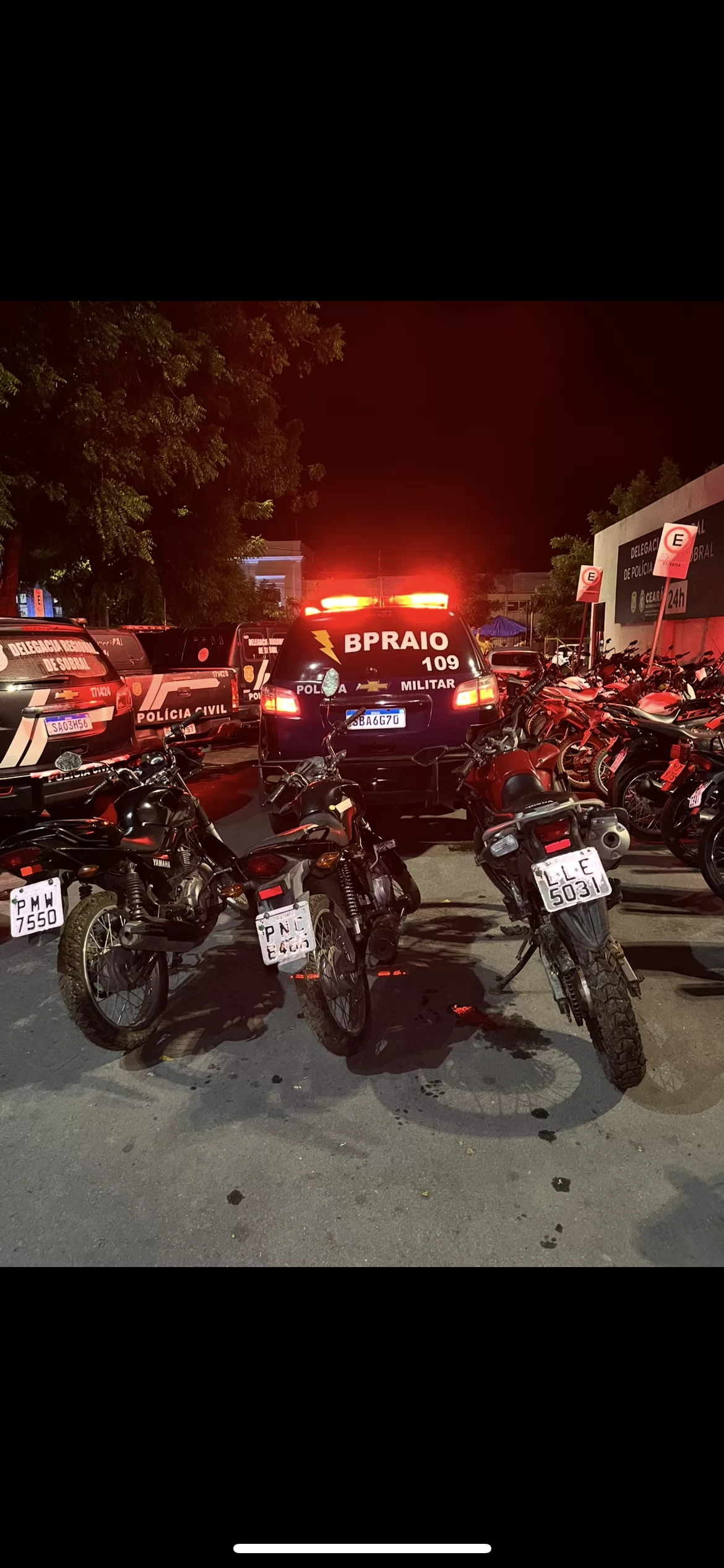 CPRaio recupera três motocicletas escondidas em matagal no bairro Terrenos Novos