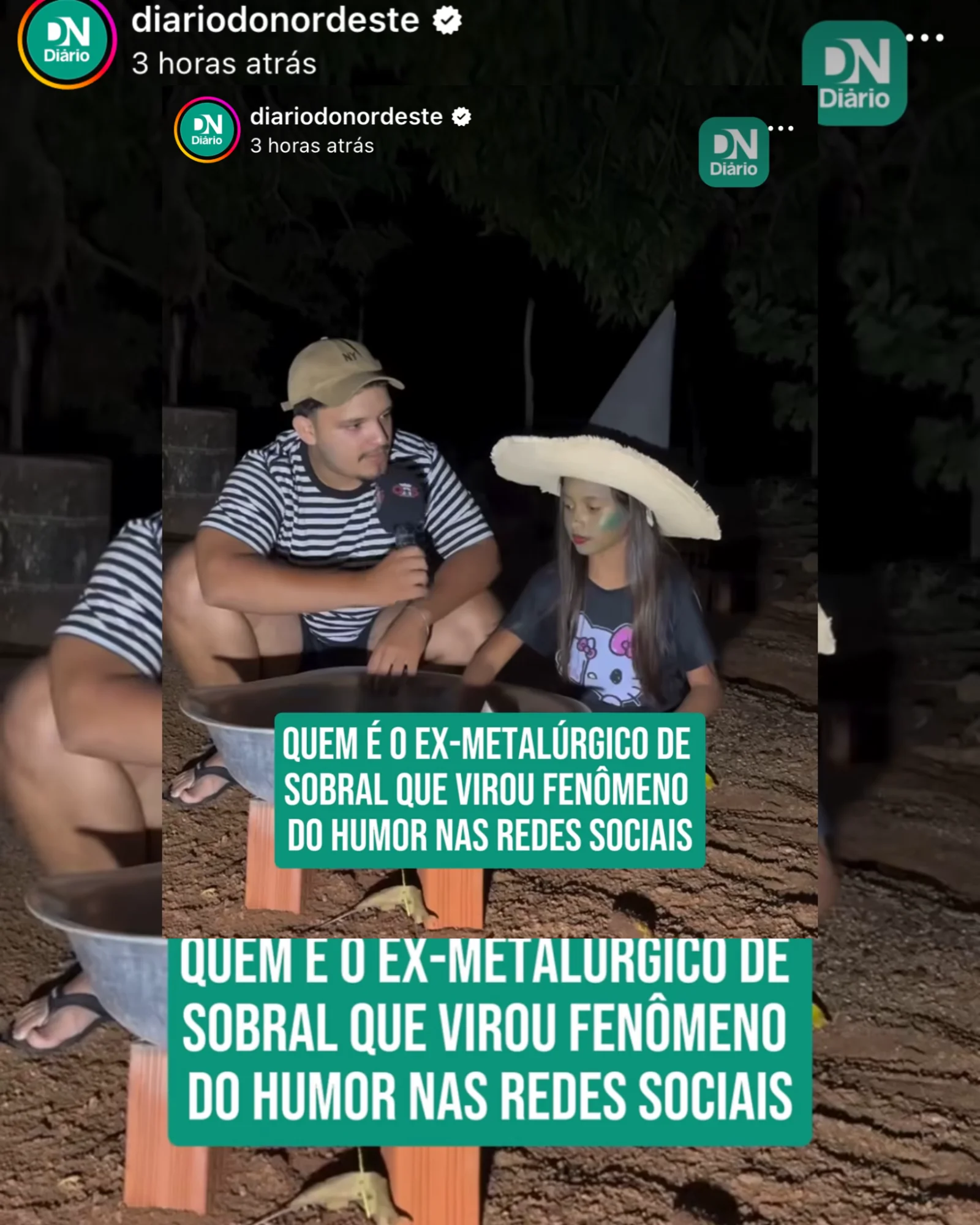 Vitinho Ceará ganha destaque em matéria do Diário do Nordeste e reforça sucesso nas redes