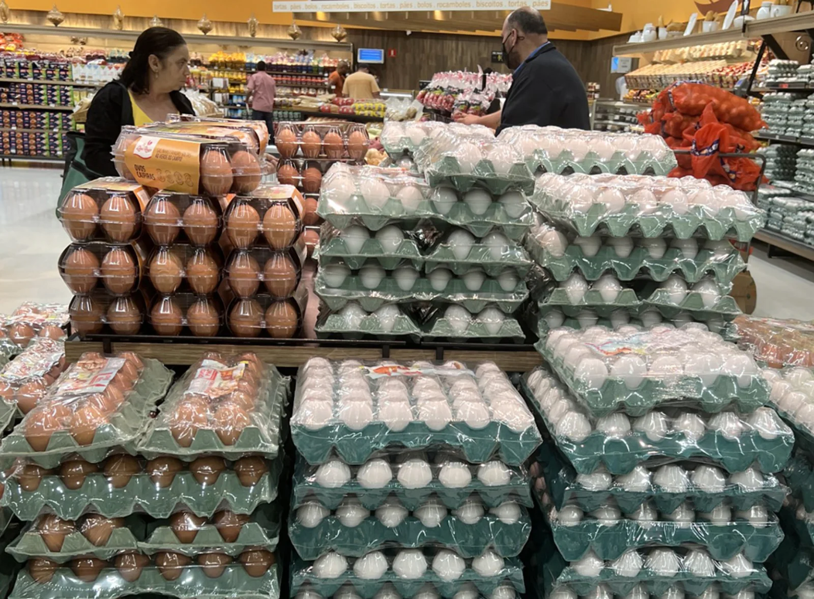 Preços dos ovos sobem 20% impulsionados pela demanda da quaresma