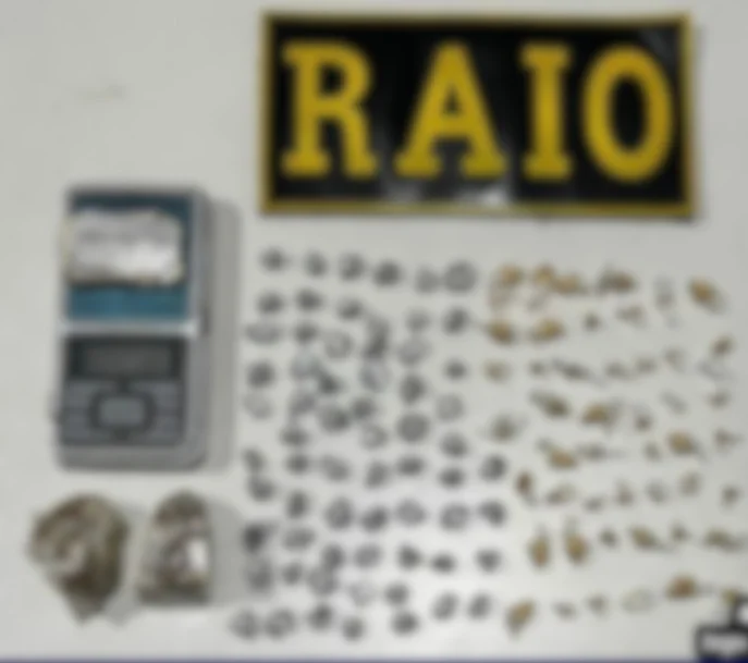 RAIO apreende dr0g4s e balança de precisão no bairro Jubina, em Forquilha