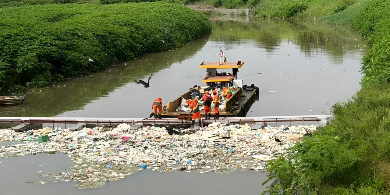 Ecobarreiras retiram mais de 433 toneladas de lixo do Rio Ceará e evitam poluição dos oceanos