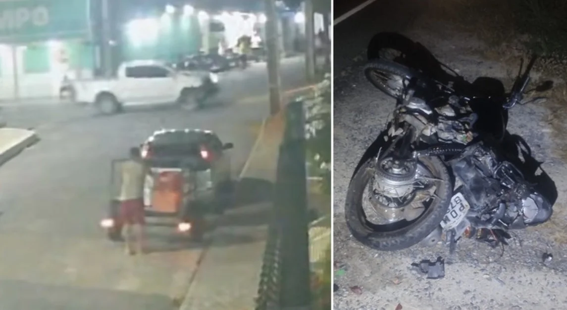 Caminhonete foge sem prestar s0c0rr0s em Nova Russas após colisão que deixou motociclista m0rt0