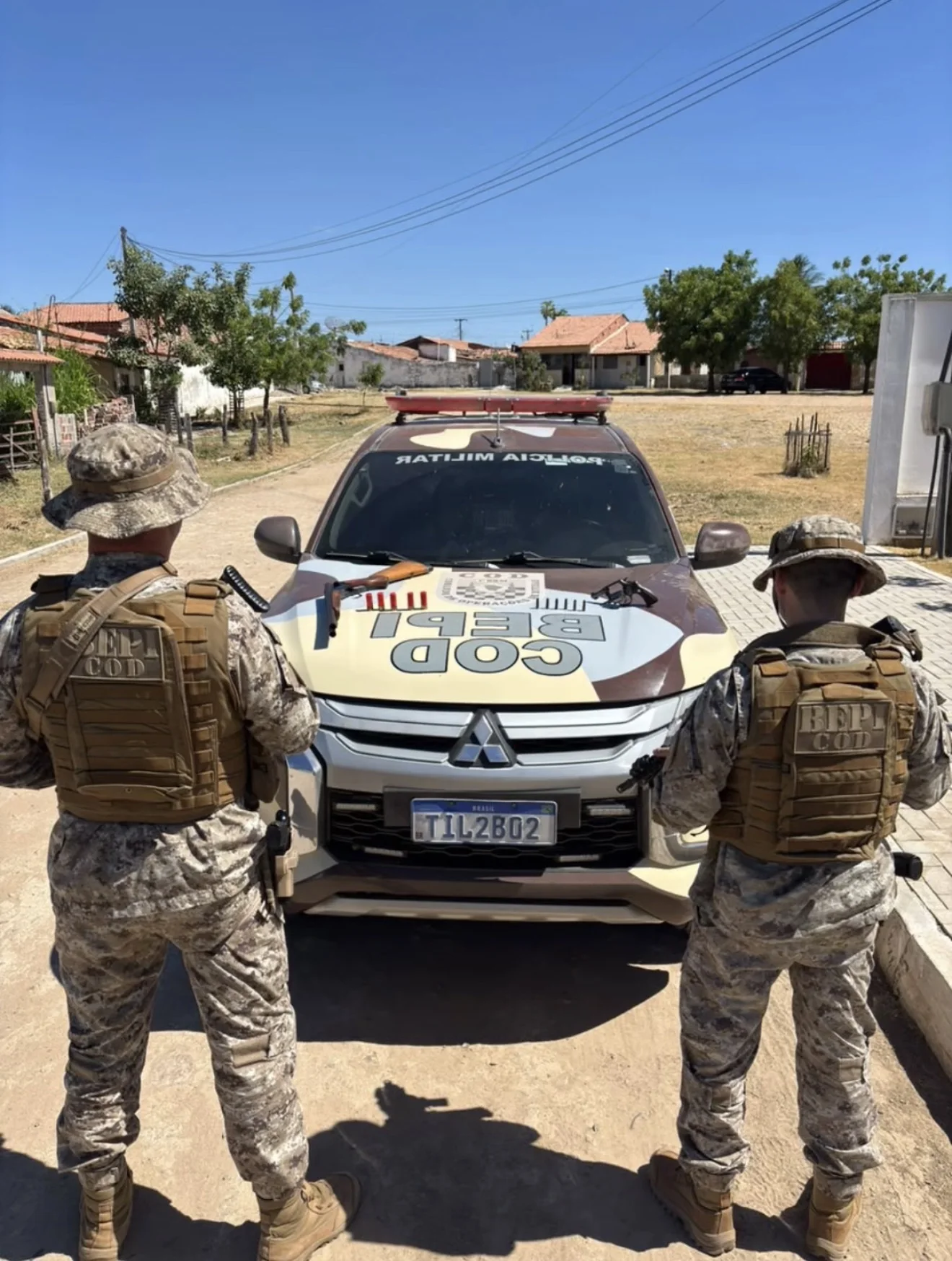 BEPI apreende espingarda, revólver e munições durante ação em Barro