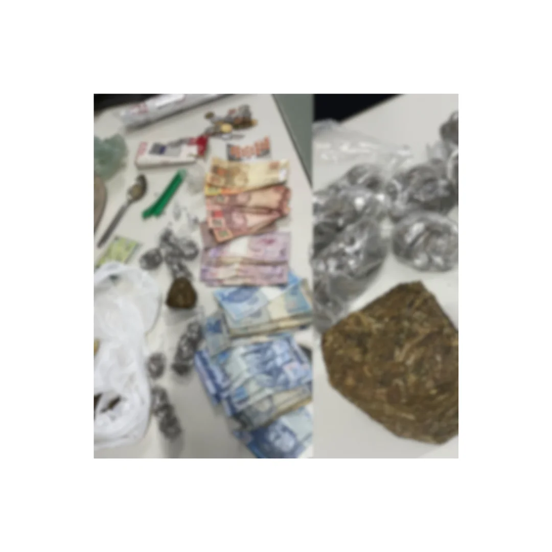 Polícia Militar apreende drogas e dinheiro durante diligência no Sinhá Sabóia, em Sobral