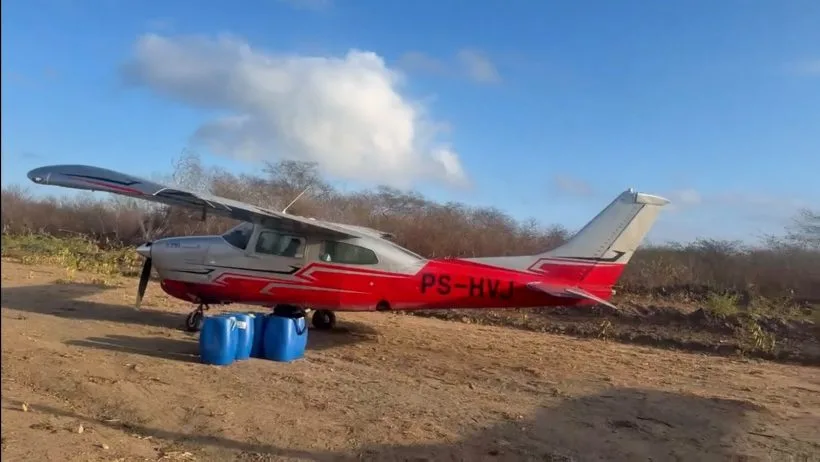 Polícia apreende duas aeronaves e 25 kg de crack em Ibaretama
