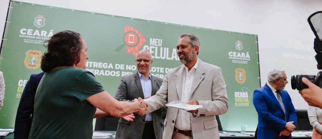 Forças de segurança recuperam mais de 18 mil celulares no Ceará