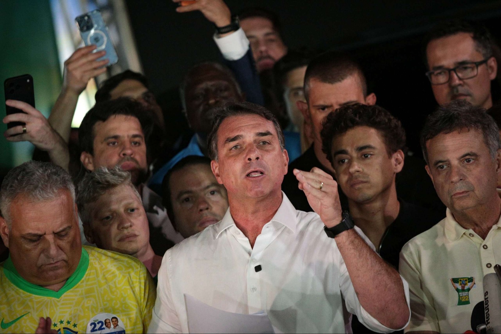 Flávio chama resultado de sacanagem e anuncia pedido de anulação da eleição