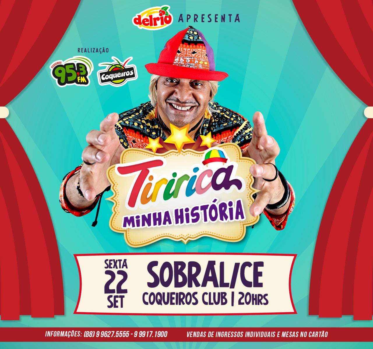 Show Do Tiririca No Coqueiros Clube Dia 22 De Setembro O Sobralense 1067