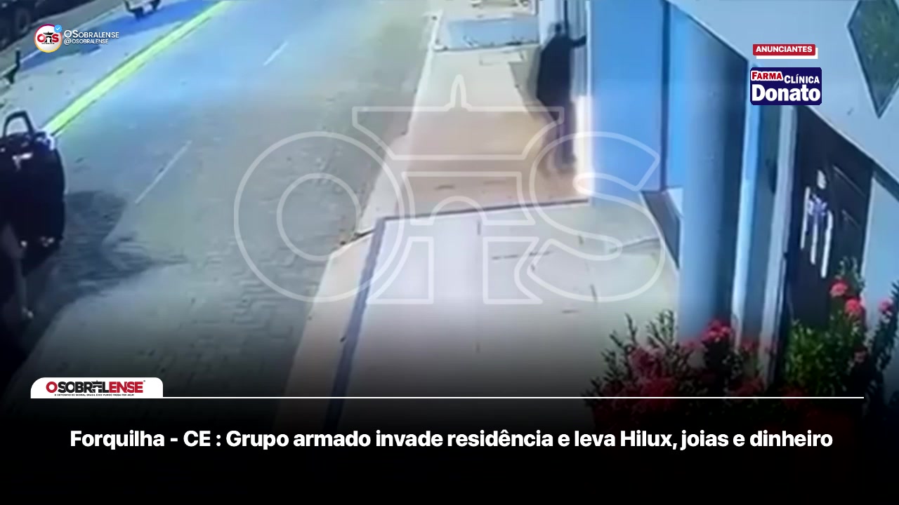 Leia mais sobre o artigo Forquilha: Grupo armado invade residência e leva Hilux, joias e dinheiro.